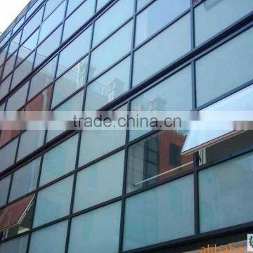 Clear Low-E Reflective Tempered Glass for Curtain Wall with CE