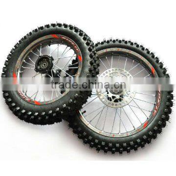 Pit Bike Parts Wheel Rim with Tire