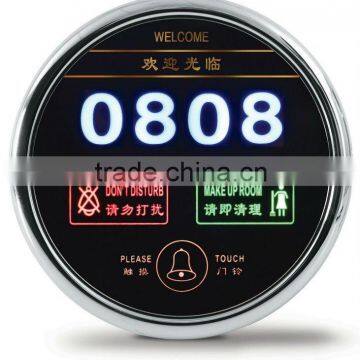 touch screen type hotel switch with display room number