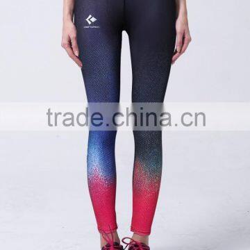 Sports Apparel With Hidden Pocket 2016 Women Yoga Leggings Wholesale Sexy Girls Sports Digital Printing Leggings photo-2