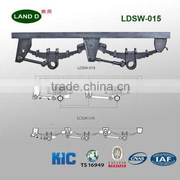 LDSW-015 Heavy Duty Semi Trailer Parts13T Tandem Axle Trailer Suspension