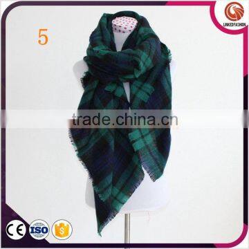 plaid scarf Tartan scarf cashmere