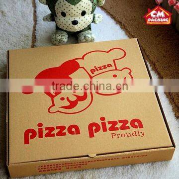 Wholesale and custom pizza box ,pizza packing box,2 color printed custom pizza boxes