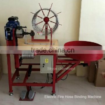 Electric Fire Hose Binding Machine with wooden/steel worktable