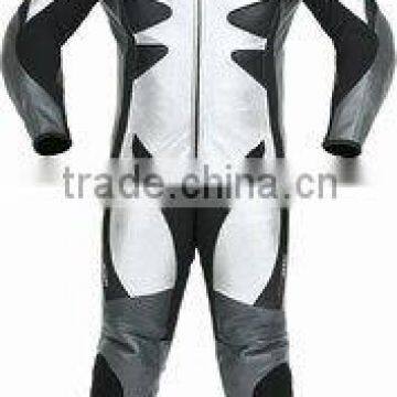 DL-1314 Leather Motorbike Suit , Auto Racer Suit