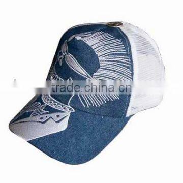 Embroidery 100% cotton mesh cap