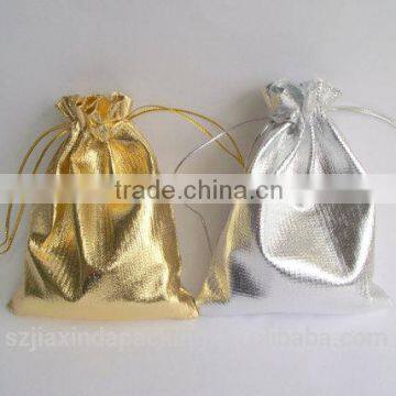 Gold And Silver Organza Bag For Gift, Christmas Gift Bag                        
                                                Quality Choice