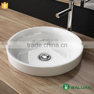 Best price cheap ceramic white oval abovemount sink