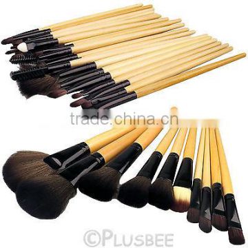 32 Pcs Natural Wooden Handles Make Up Brush Set