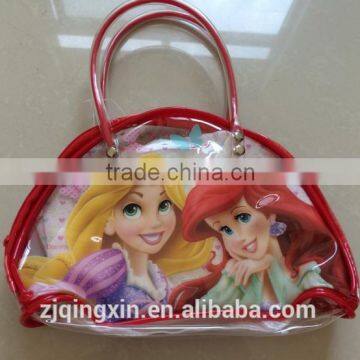 transparent PVC pouch with zipper