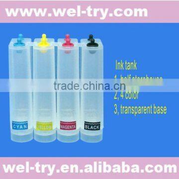 Ink Tank for CISS (half storehouse, 4 color, transparent base)