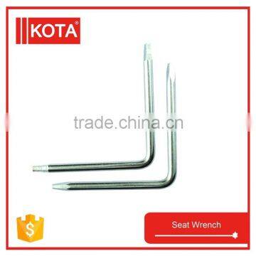 carbon steel construction L shaped seat wrench