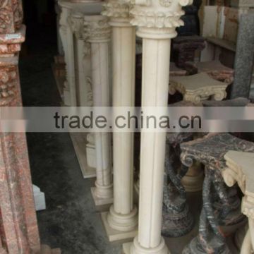 hand-carving stone column