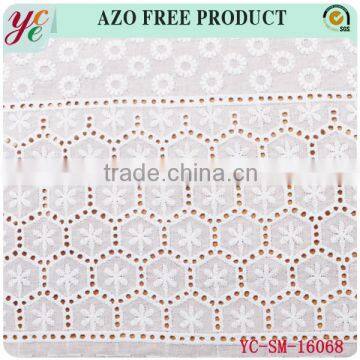 White Alternating Rules Small Pure and Fresh and Decorative Pattern Indian Fabric Embroidery photo-2