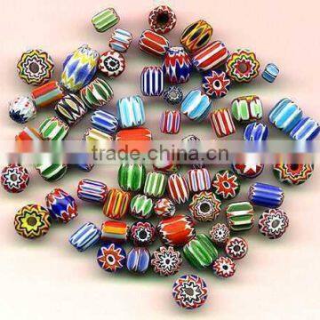 mixed pattern chevron glass beads for bead stores, art and crafts, kids crafts, jewelry designers, chevron beads, chevron glass