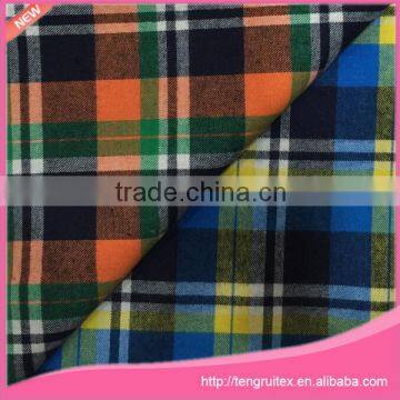 polyeseter /cotton yarn dyed stocklot fabric for bedsheet