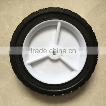 High quality 7" lawnmower wheels without roller bearing