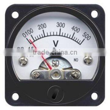 0-500V 45*45mm Panel Meter(Analog Panel Meter, Ammeter,Voltmeter)