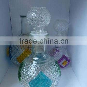 ball glass lotion bottle