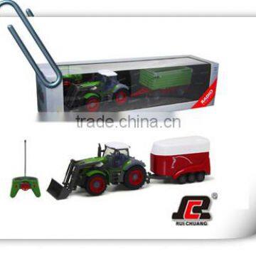 1:28 6ch rc tractor trailer trucks for sale RC Farm Tractor with good quality and license