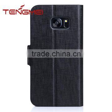 Bi-color Plaid Leather Shockproof Case for Samsung s7 Edge photo-2