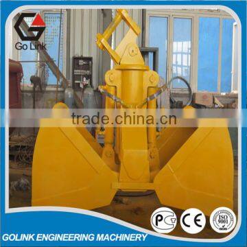 Two-jaw hydraulic grab for excavator