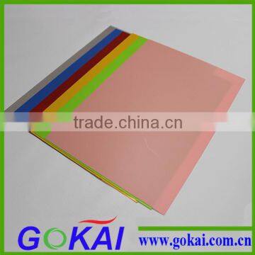 Colorful matt surface no waves pvc rigid sheet