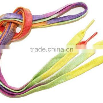 full color transitive shoelaces heat transfer printing shoelaces