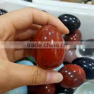 4~5cm Length Natural Red Jasper Gemstone Eggs