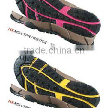 new design two color fashional running shoes MD fabric sole slipper