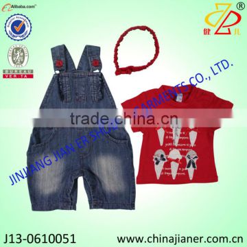 wholesale summer clothes set for baby girl china