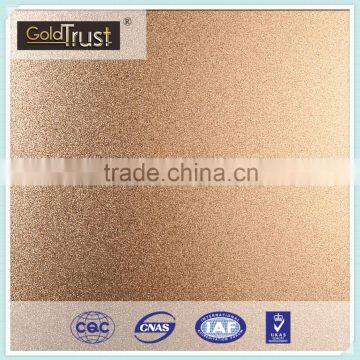 201 304 316 430 Color PVD Coating Bead Blasted Ti-Gold Rose Finish Stainless Steel sheet for Decoration