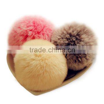 New Design Rabbit Fur Ball Keychain With Great Price photo-4