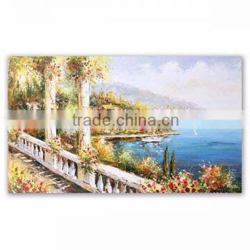 2016 landscape mediterranean oil painting on canvas