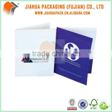 handmade paper file folder with logo