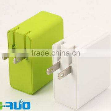 3.4A Triple USB ports wall charger for tablet pc, iphone, ipad, and samsung galaxy with CE FCC