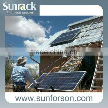 solar panel support systems tin roof