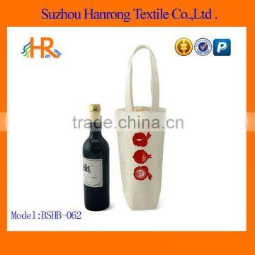 Canvas printed wine bag