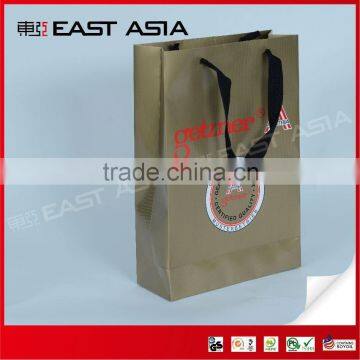 C1S Paper Promotion Bag with Flat Cotton Rope Handles