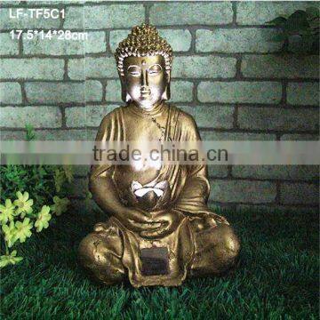 Resin Crafts Solar Buddha Statues Garden Lighting Wholesale photo-5