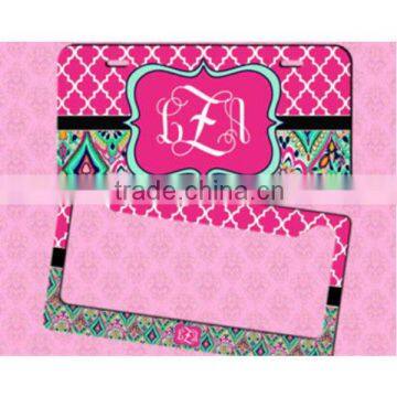 Lilly Pulitzer Inspired License Plate