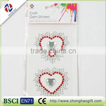 DIY Christmas Decorate Heart Shape Sticker Design photo-2