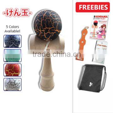 New Lava Crack Marble Kendama Wooden Ball Special Limited Edition - 5 Colors KK981