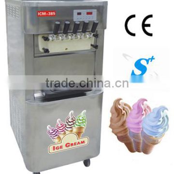 Good price 2014 with air pump frozen yogurt dispensing machine (ICM-T385)