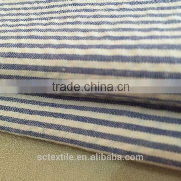 55%COTTON45%POLYESTER CVC YARN DYED SEERSUCKER 45+45/2x45/90x70 photo-3