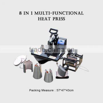 8 in 1 multi functional heat press machine