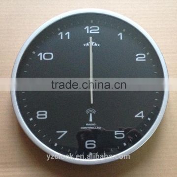 hot selling 12 inch plastic DCF RC wall clock 2015