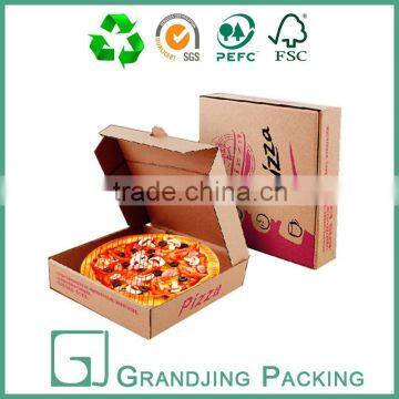 Food grade corrugated paper pizza box