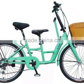 AiBIKE - Mom & Baby - 24 inch 6 speed parents and kids bike