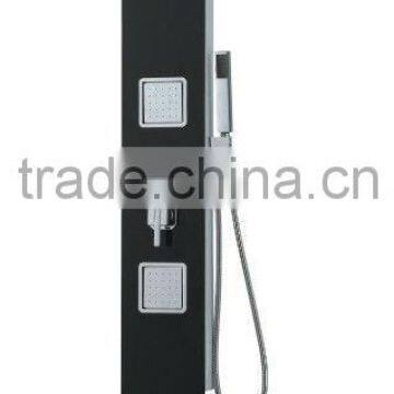 European hot selling glass shower panel, shower faucet, shower column